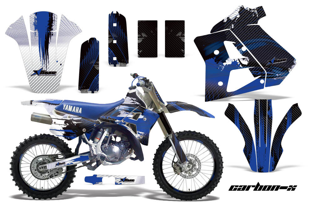 Yamaha WR250z 91-93-Graphics Kit Decal carbon-x U NPs